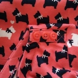 NWT Charter Club Dog Print 3/4 Sleeve Top Size Small